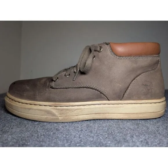 Timberland Pro 428 Men's 9 Disruptor Chukka Alloy Safety Toe Work Boots Brown