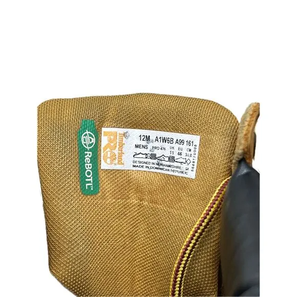 Timberland PRO Boondock 8in Comp Toe Work Boots Mens 12M