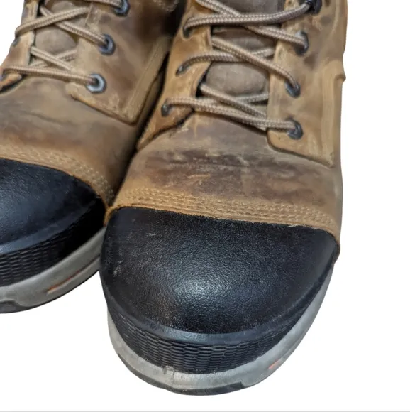 Timberland PRO Helix HD Earth Brown Work Safety Boots Size 11 M Gorpcore