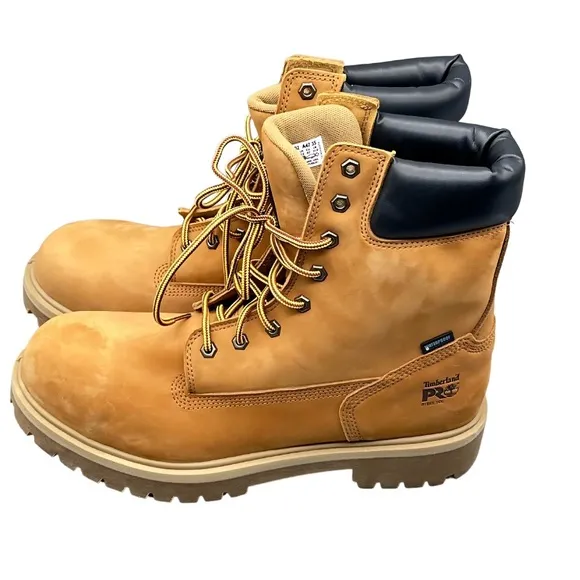 Timberland PRO Men's 6&quot; Steel Toe Work Boots Slip Resistant EH MaxTRAX 13M