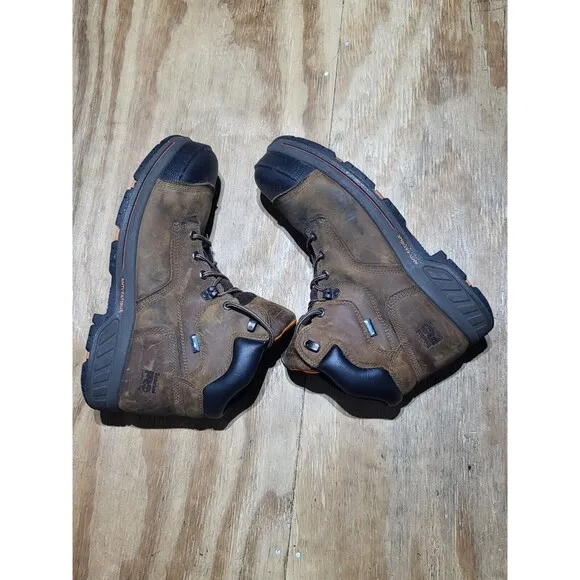 Timberland PRO Men's Helix HD 6&quot; Waterproof Composite Toe Work Boots A1HQL A3740