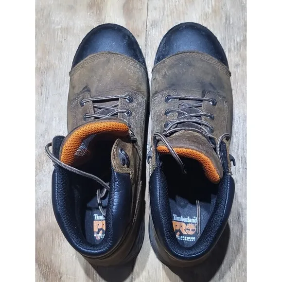 Timberland PRO Men's Helix HD 6&quot; Waterproof Composite Toe Work Boots A1HQL A3740