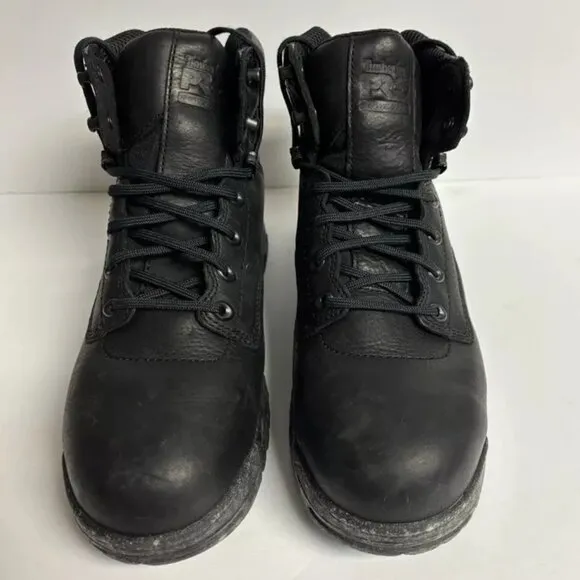 Timberland Pro Men’s Titan 6”, Alloy Toe Work Boots Black, Size 9 M
