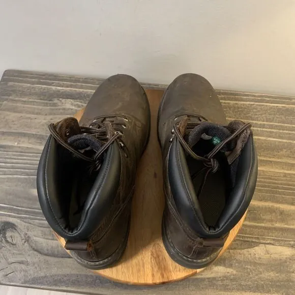 Timberland PRO Pit Boss Mens Size 11.5 Wide Work Boots A7901 Steel Safety Toe