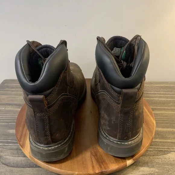 Timberland PRO Pit Boss Mens Size 11.5 Wide Work Boots A7901 Steel Safety Toe