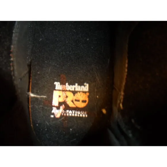 Timberland Pro  Safety Toe Slip On Work Boots  12M Brown   Leather