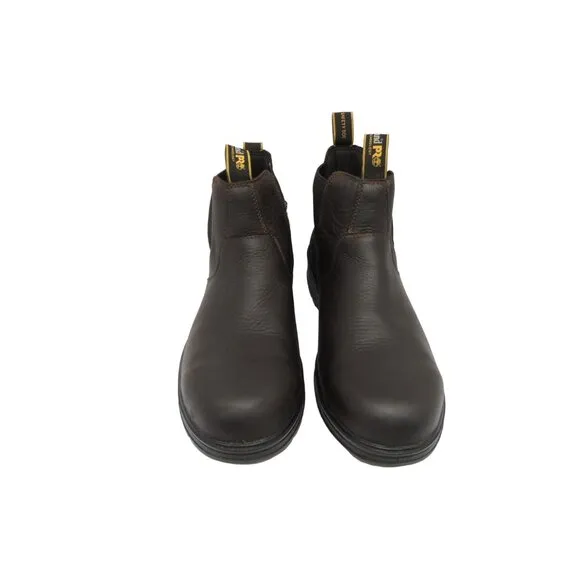 Timberland Pro  Safety Toe Slip On Work Boots  12M Brown   Leather