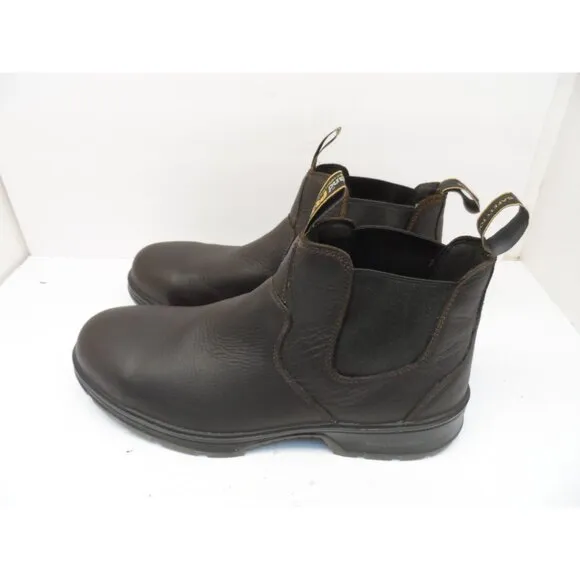 Timberland Pro  Safety Toe Slip On Work Boots  12M Brown   Leather