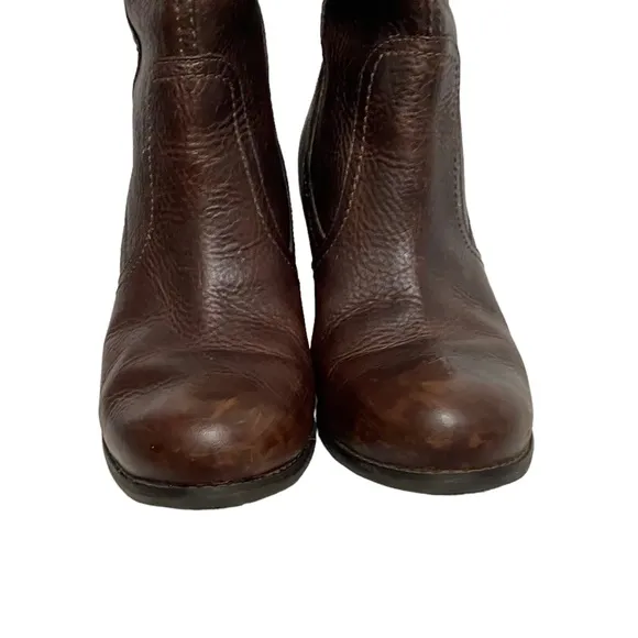 Timberland Ruston Earthkeepers Leather Waterproof Casual Heeled Boots Brown