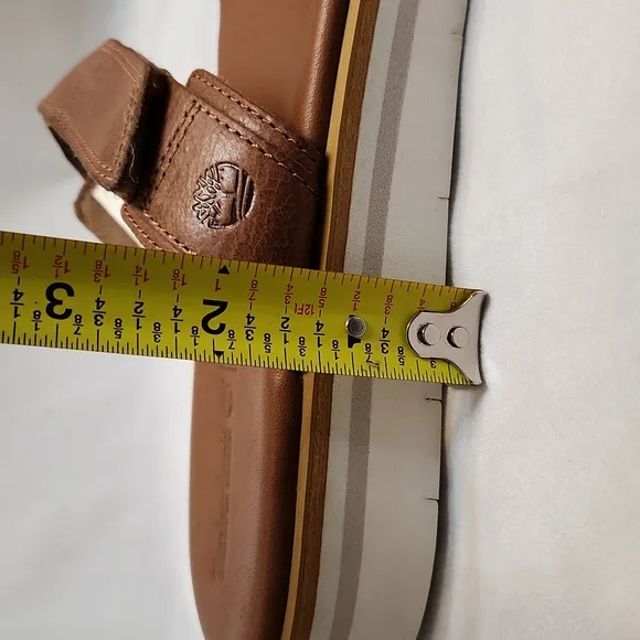 Timberland Sensorflex Brown Leather Velcro Strap sandals (w size 10)