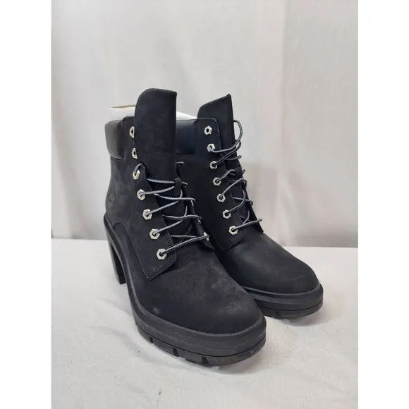 Timberland Size 11 Womens Boots Allington Heights 6 Inch Casual Ankle Lace Up Nu