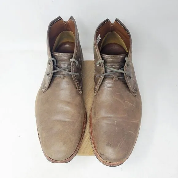 Timberland Wodehouse Chukka Boots Mens 10 Brown Leather Ankle Shoe Office Casual