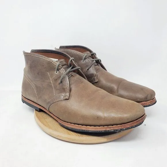Timberland Wodehouse Chukka Boots Mens 10 Brown Leather Ankle Shoe Office Casual