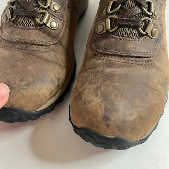 Timberland Women's Norwood Mid Waterproof Brown Leather Hiking Boots Size 7.5