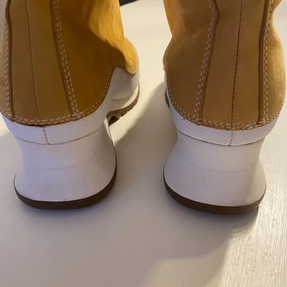 Timberland Women's Nubuck Leather Euro Dub Spin Tall Boots Size 9‎ M 85374 0878