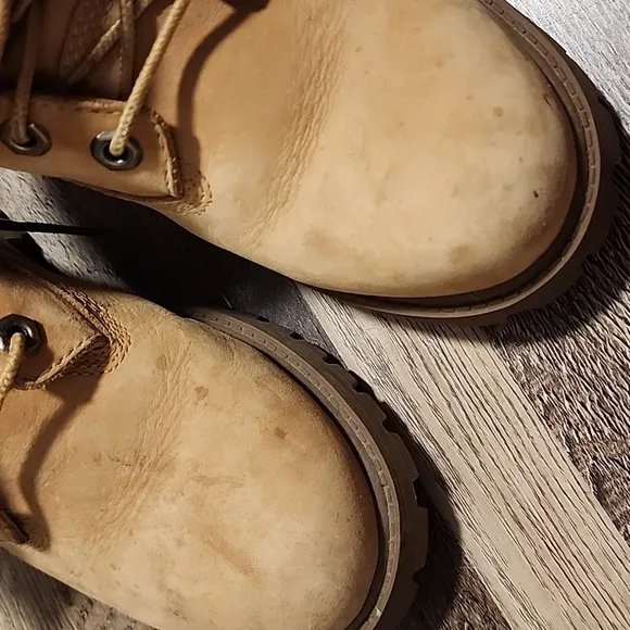Timberland Work Boots Boys Size 4