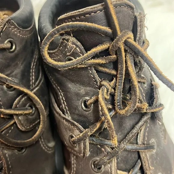 Timberland Leather Hiking Boots GoreTex Waterproof Brown MENS 10 B27