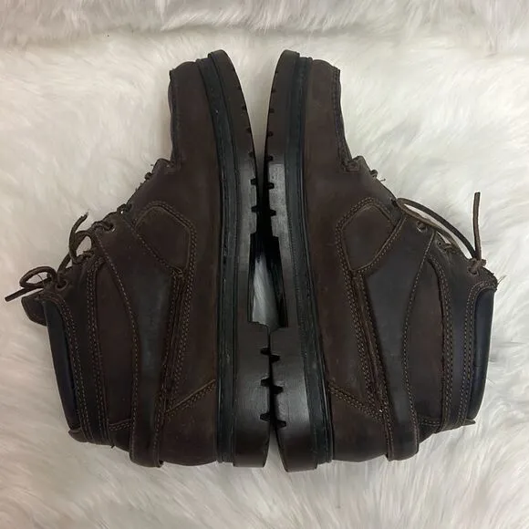 Timberland Leather Hiking Boots GoreTex Waterproof Brown MENS 10 B27