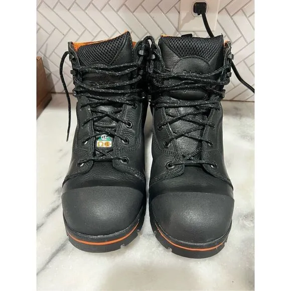 TIMBERLAND PRO MENS Endurance 6 Inch Steel Toe Work Boots Size 13