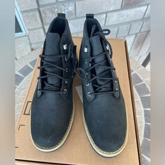 TIMERLAND REDWOOD FALLS WATERPROOF CHUKKA MD BLACK FULL GRAIN 0A2EHJ SIZE 9M
