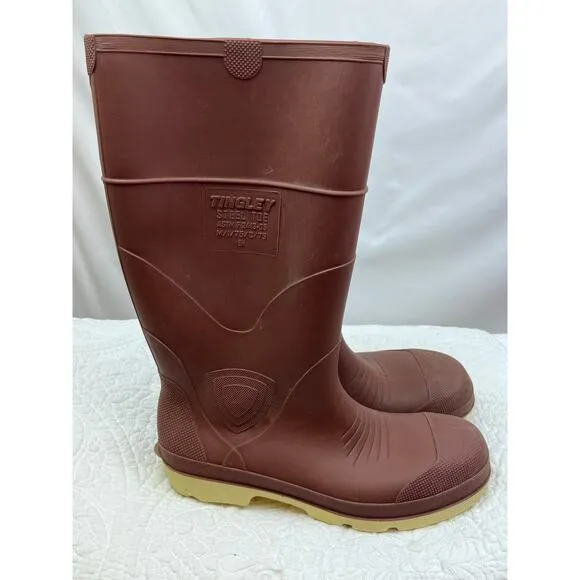Tingley Men's Size 10 Steel Toe Neopreme Boots ASTMF2413-05 Work Rain Boots