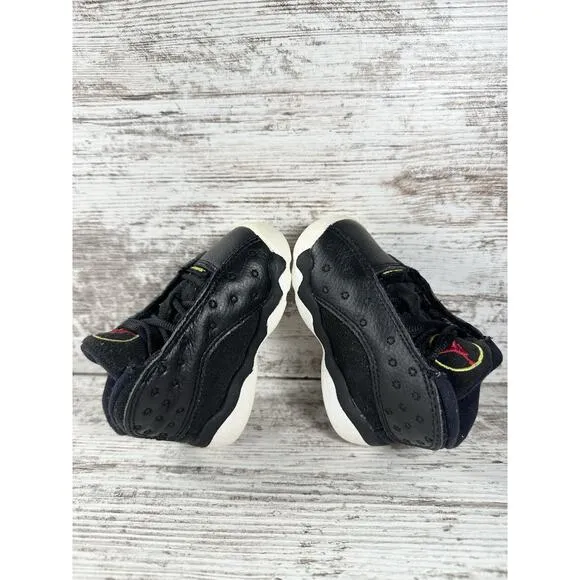 Toddler 2010 Nike Air Jordan 13 Retro Black Sneakers Sz 4C Athletic