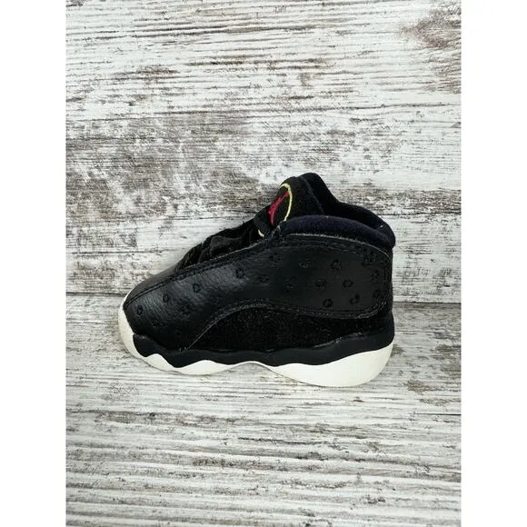 Toddler 2010 Nike Air Jordan 13 Retro Black Sneakers Sz 4C Athletic