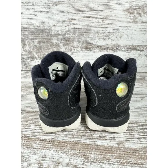 Toddler 2010 Nike Air Jordan 13 Retro Black Sneakers Sz 4C Athletic