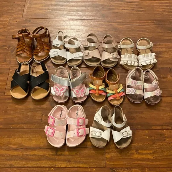 Toddler lot of sandals size 5c