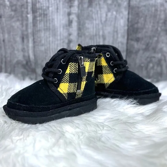 Toddler UGG Neumel II Plaid Boots [KS198]