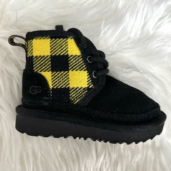 Toddler UGG Neumel II Plaid Boots [KS198]