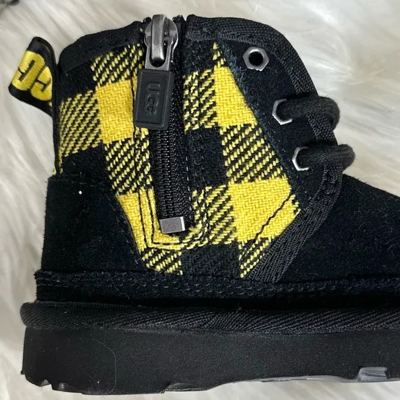 Toddler UGG Neumel II Plaid Boots [KS198]