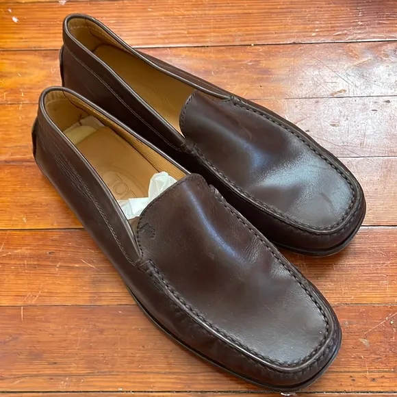 Tod’s Brown Loafers Driving Shoes