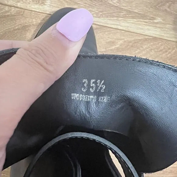 Tods Chelsea Ankle Boots Size 35.5 UK / 5.5 US Black Leather Made In Italy