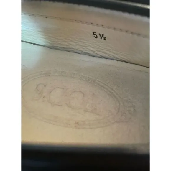 Tod’s loafers in Black Leather Size 5.5