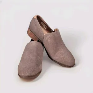 Toms Shaye Dusty Gold Suede Booties Size‎ 10