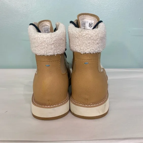 TOMS Women’s Lace Up Casual Boots Tan Size‎ 12
