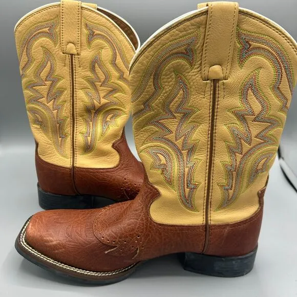 Tony Lama Mens Leather Work Boot Size 8D