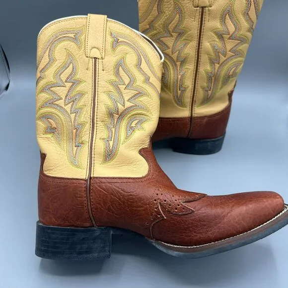 Tony Lama Mens Leather Work Boot Size 8D
