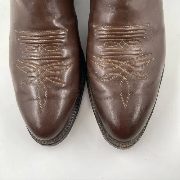 Tony Lama Vintage 70’s - SZ 11 - Women’s Brown Leather Tall Western Cowboy Boots