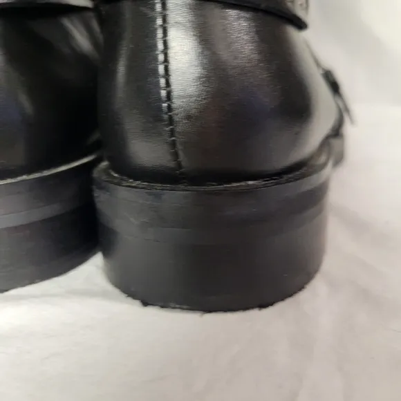 Topshop Women's Ashley 2 Black Leather Ankle Boots Size 8.5