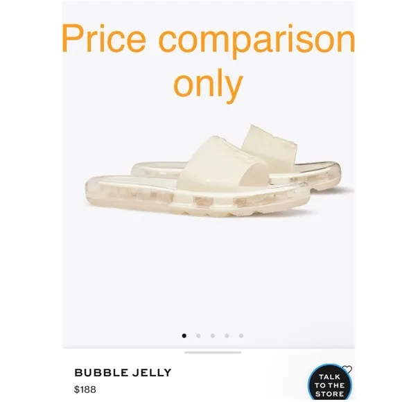 Tory Burch Fluorescent Pink Bubble Jelly Sandals, same or next day shipping