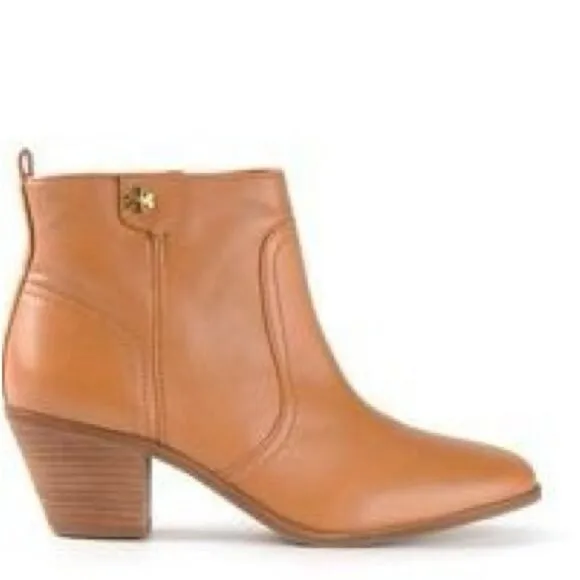 Tory Burch Leena Ankle Boots Tan 7