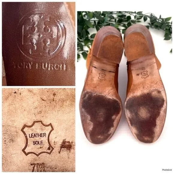 Tory Burch Leena Ankle Boots Tan 7