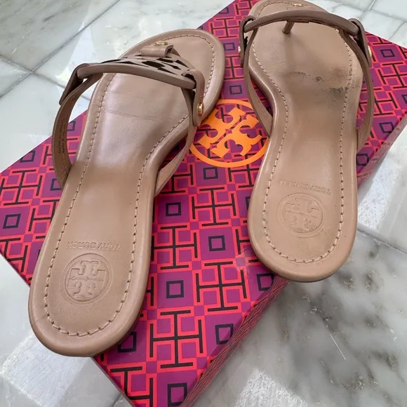 Tory Burch Miller Sandals Light Makeup Size 6