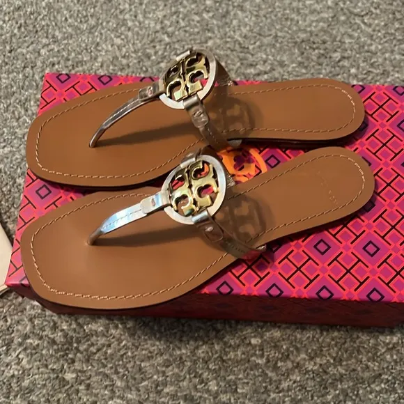 Tory Burch mini miller sandals. 7.5