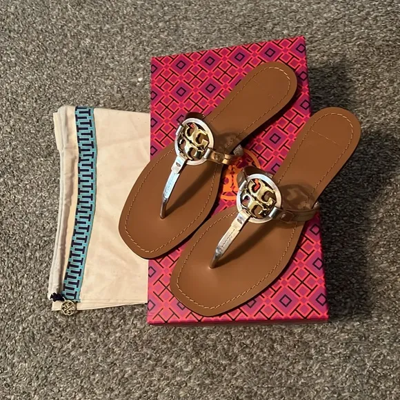 Tory Burch mini miller sandals. 7.5