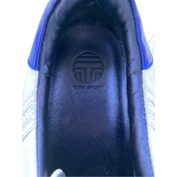 Tory Sport White and Blue Casual Sneakers