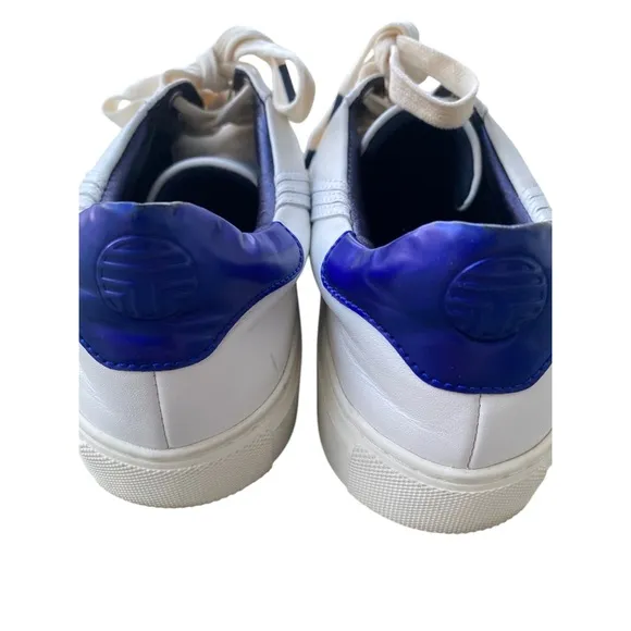 Tory Sport White and Blue Casual Sneakers