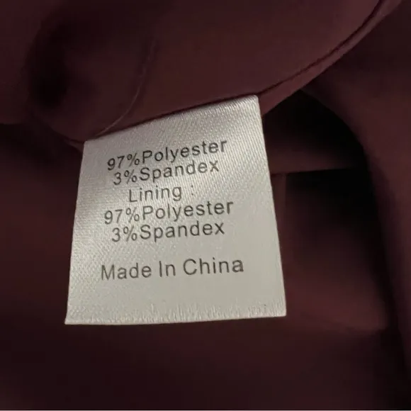 Tuckernuck Long sleeve griffiths a line dress Ladies small Merlot and sky blue